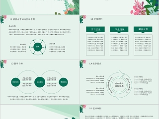 信息化教学说课公开课模板