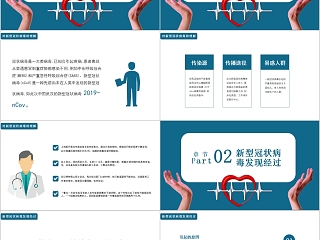 预防新型冠状病毒知识宣传PPT模板