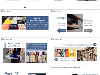 简约商务世界知识产权日PPT模板