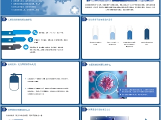 新型冠状病毒肺炎防治知识宣讲PPT模板