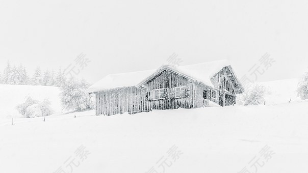 现场,冬天,冷,机舱,山上的家,小屋,风暴,降雪,暴雪,免費的照片,免