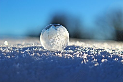 肥皂泡沫,泡沫,eiskristalle,雪,冬天,冻结,冰冻泡泡,冰