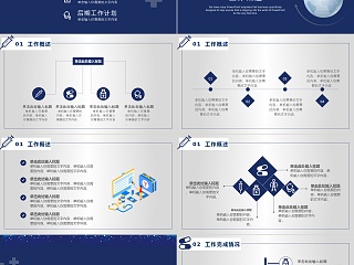 蓝色大气医疗医学工作ppt模板