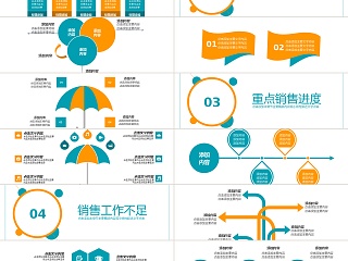 简约小清新风格团队金融投资理财PPT