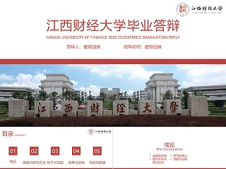 2019江西财经大学毕业答辩