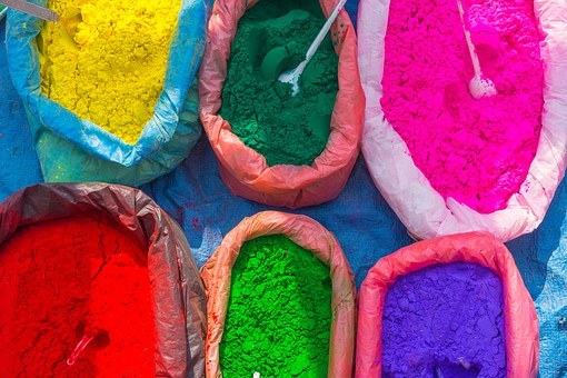 街头市场,多彩,颜色,粉,尼泊尔,圣,免費的照片,免费图片