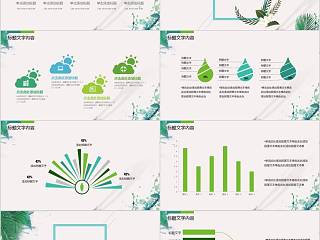 月度总结报告模板月度工作总结ppt  