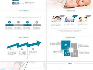 简约风格医疗医学儿童护理PPT