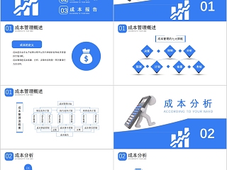 成本分析与报告成本管理培训PPT模板