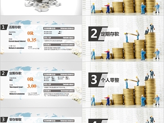 实用投资理财商务洽谈PPT模板