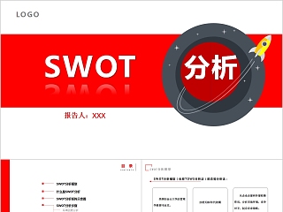 商务公司SWOT分析模板