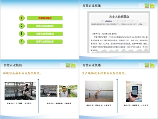 智慧农业系统建设与应用PPT模板