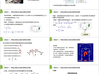 《多用电表的原理》人教版高中物理选修3-1PPT课件