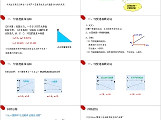 《匀变速直线运动的速度与时间的关系》人教版高中物理必修1PPT课件