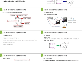 《实验：测定电池的电动势和内阻》人教版高中物理选修3-1PPT课件