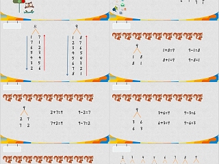 顶点数学9的分解和组成PPT模板