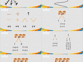 顶点数学2-4的分解和组成PPT模板