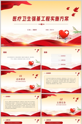 《醫療衛生強基工程實施方案》課件PPT