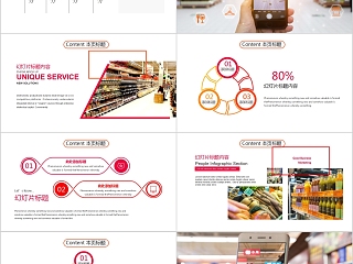 新零售无人超市商业模式宣讲PPT模板