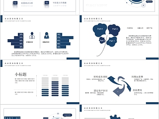 简约经营分析工作汇报PPT