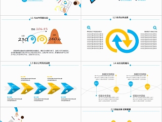 分析报告公司经营分析工作报告PPT模板