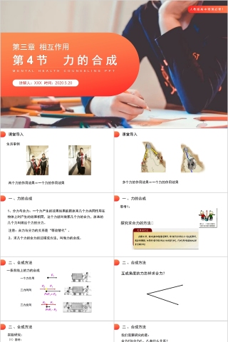 《力的合成》人教版高中物理必修1 PPT课件