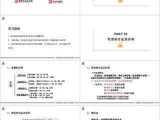 《用途广泛的金属材料》人教版高一化学PPT课件