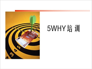 5WHY培训生产培训课程PPT模板