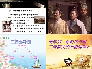 名著伴我成长三国演义三国主题学习模板