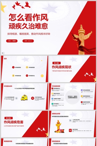 党政风《怎么看作风顽疾久治难愈》课件PPT