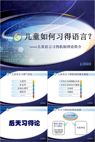 儿童如何习得语言儿童语言习得机制理论简介PPT