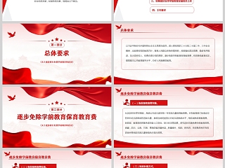 关于逐步推行免费学前教育的意见PPT课件