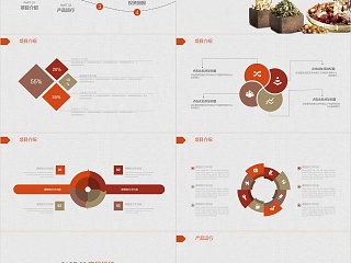 中医养生复古风商务通用宣传PPT模板